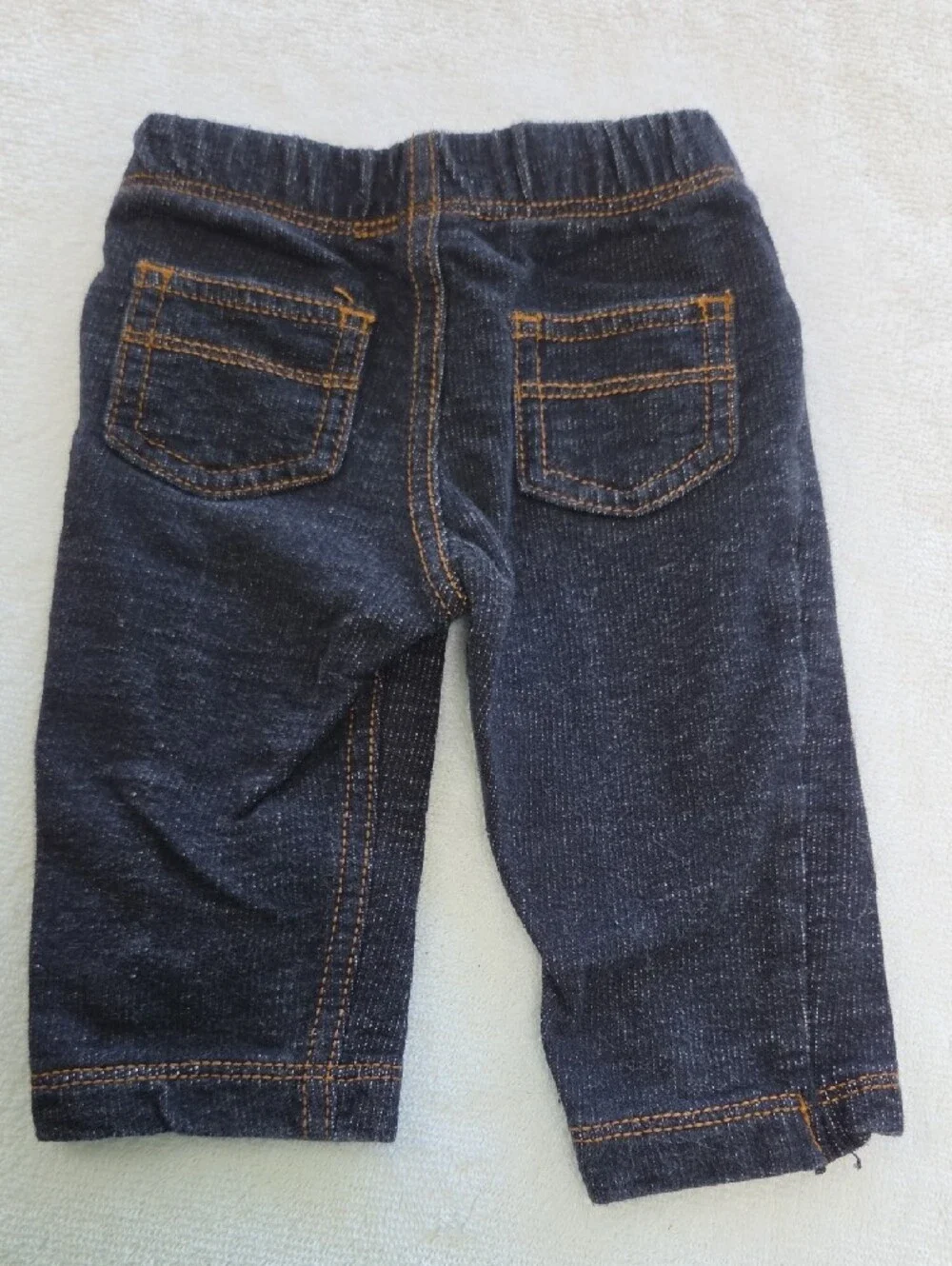 Carter's Striped Green Fox Bodysuit with Navy Pants Sz 3m